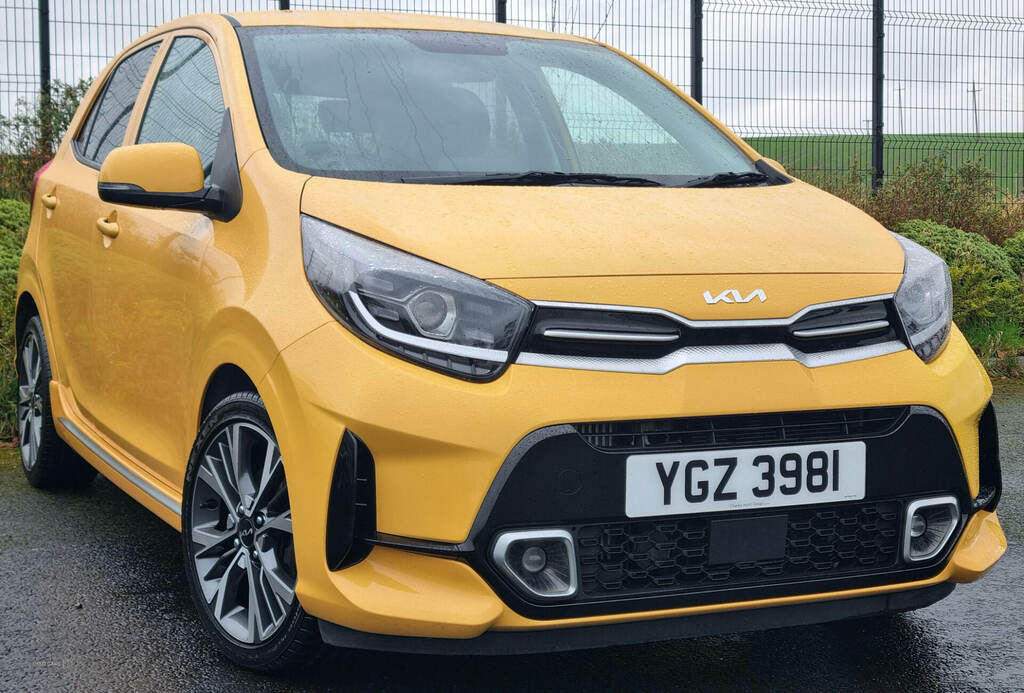 Kia Picanto 1.0T Gdi Gt-line 4 Seats YGZ3981 Yellow #4