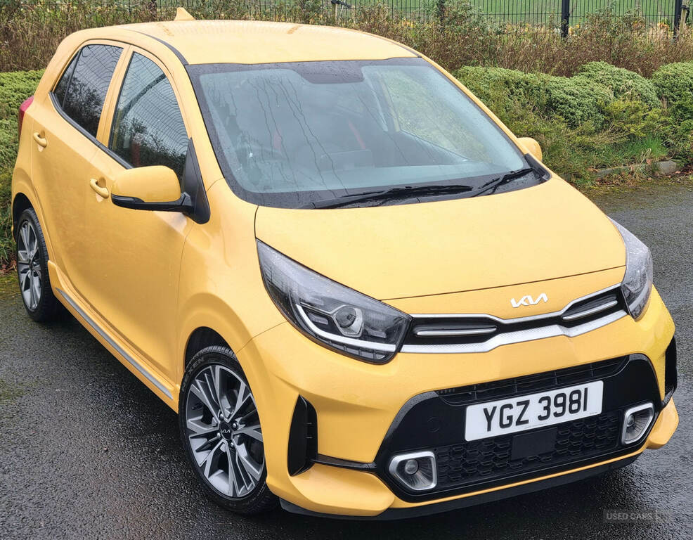 Kia Picanto 1.0T Gdi Gt-line 4 Seats YGZ3981 Yellow #3