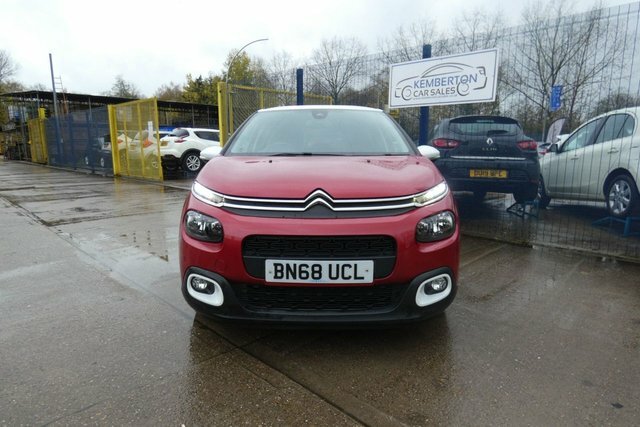 Citroen C3 2018 1.6 Bluehdi Flair Hatchback BN68UCL Red #2