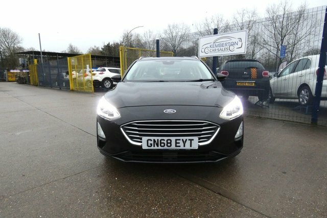 Ford Focus 2019 1.5 Ecoblue Zetec Estate Eu GN68EYT Black #2