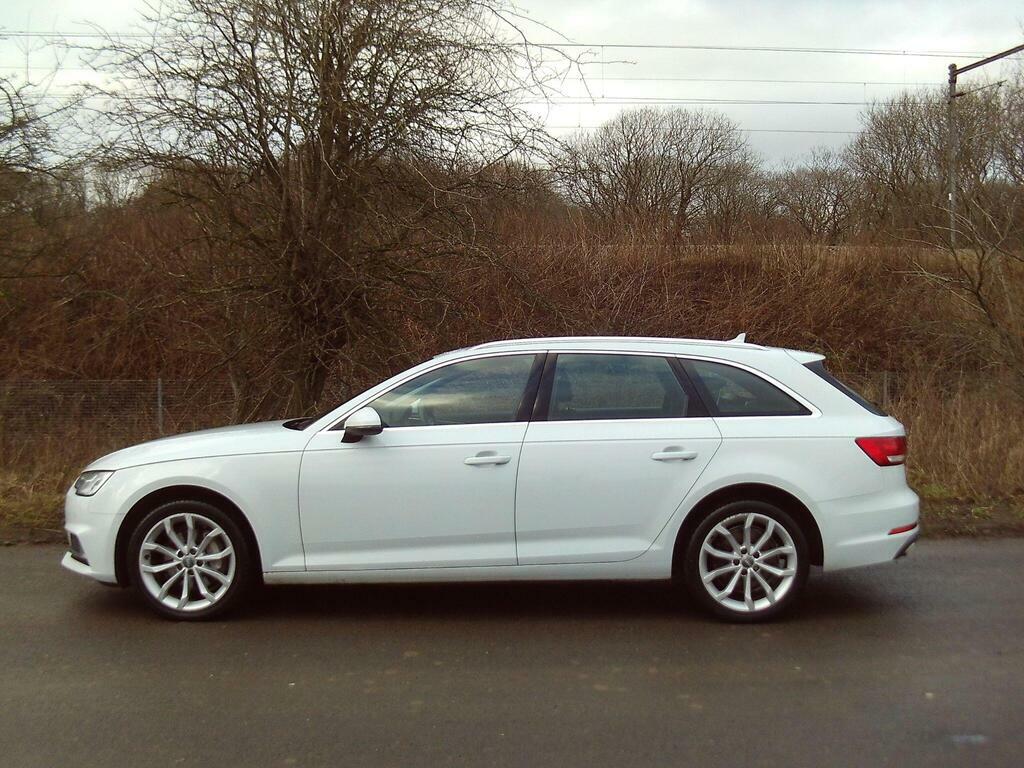 Audi A4 Avant 2.0 Tdi 40 Sport S Tronic Quattro Euro 6 S S SJ19RZS White #6