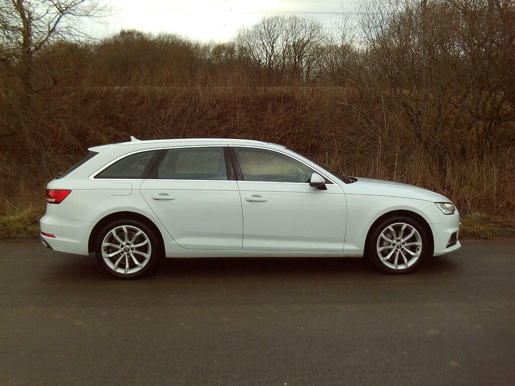 Audi A4 Avant 2.0 Tdi 40 Sport S Tronic Quattro Euro 6 S S SJ19RZS White #5