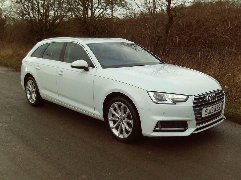 Audi A4 Avant 2.0 Tdi 40 Sport S Tronic Quattro Euro 6 S S SJ19RZS White #2