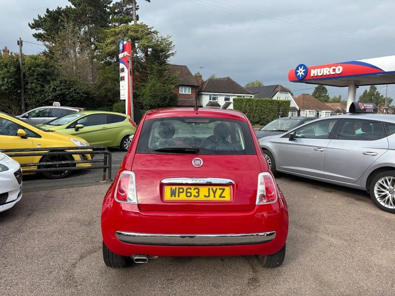 Fiat 500 Lounge WP63JYZ Red #3