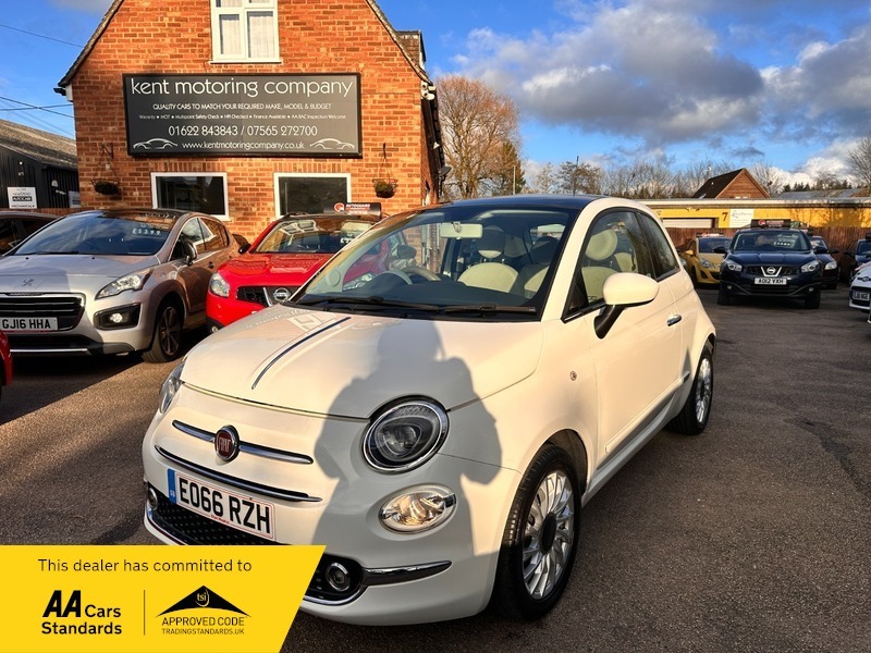 Fiat 500 Lounge White