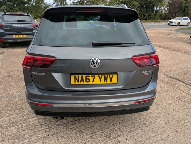Volkswagen Tiguan 2.0 Tdi R-line Suv Dsg 4Motion Euro 6 NA67YWV Grey #6