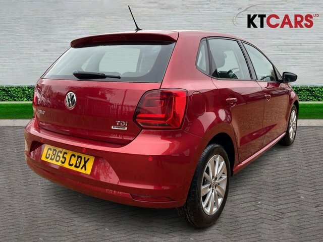 Volkswagen Polo Tdi Bluemotion Tech Se GD65CDX Red #5