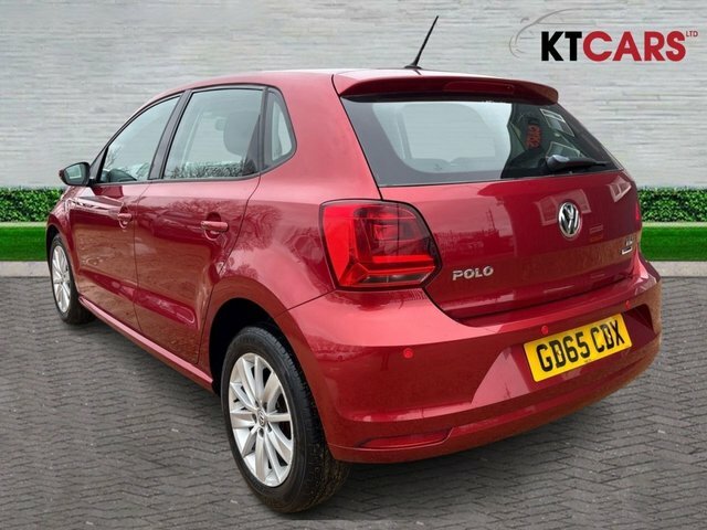 Volkswagen Polo Tdi Bluemotion Tech Se GD65CDX Red #4
