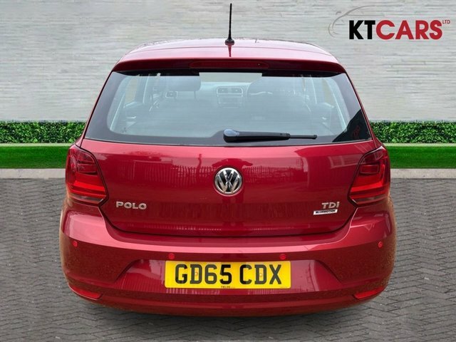 Volkswagen Polo Tdi Bluemotion Tech Se GD65CDX Red #6