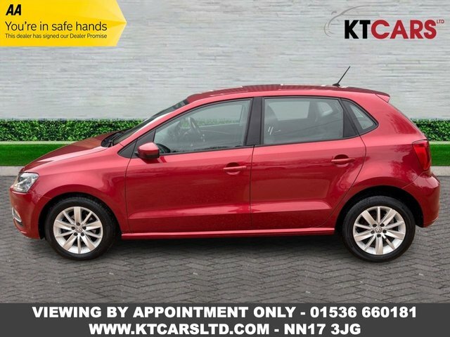 Volkswagen Polo Tdi Bluemotion Tech Se GD65CDX Red #2