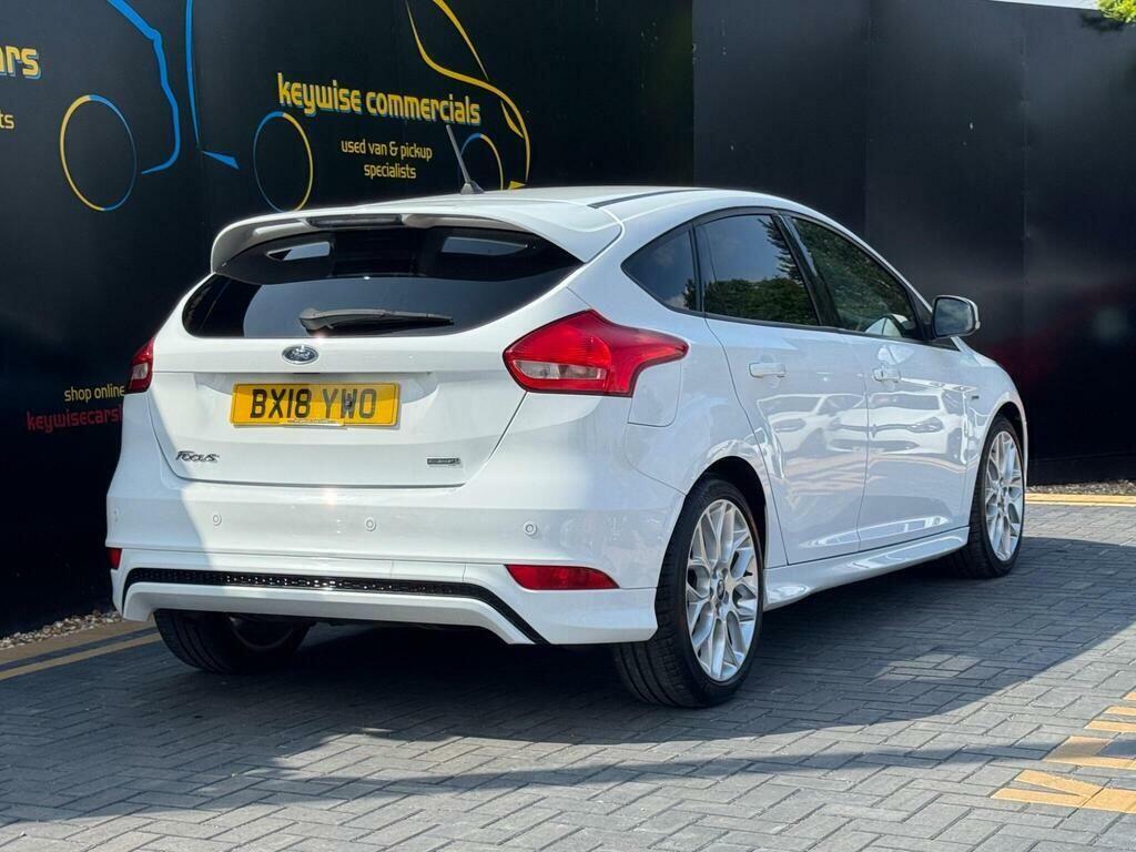 Ford Focus 1.0T Ecoboost St-line Euro 6 Ss BX18YWO White #5