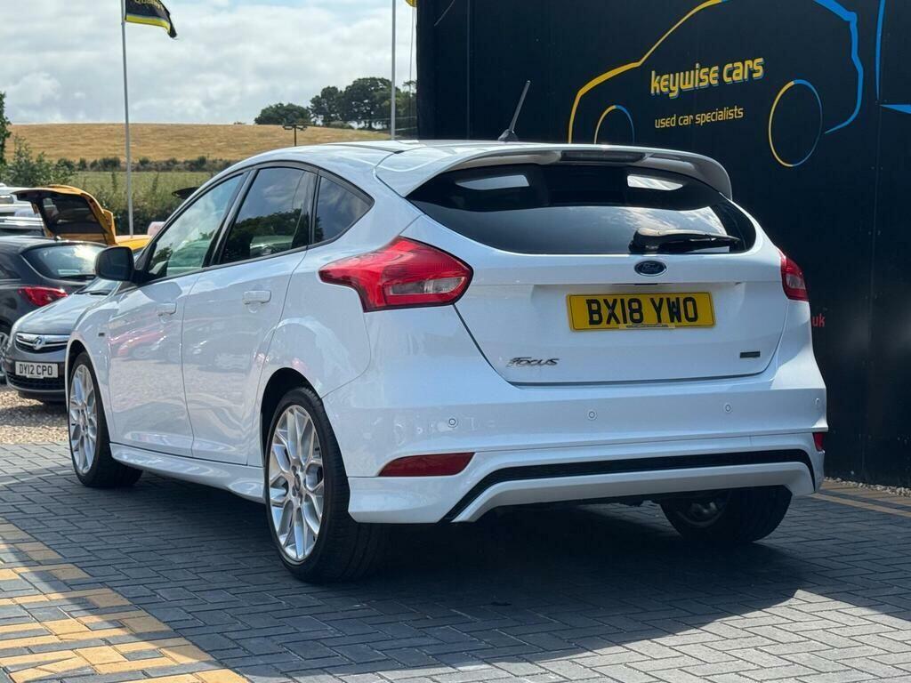 Ford Focus 1.0T Ecoboost St-line Euro 6 Ss BX18YWO White #3