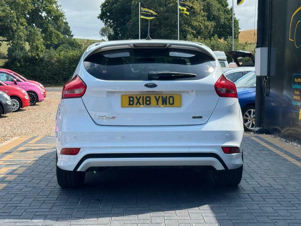 Ford Focus 1.0T Ecoboost St-line Euro 6 Ss BX18YWO White #4