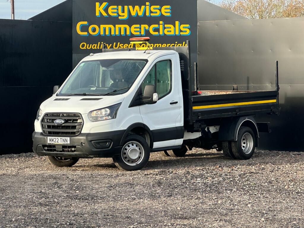 Ford Transit Custom 2.0 350 Ecoblue Leader Tipper Rw White
