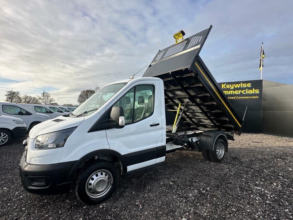 Ford Transit Custom 2.0 350 Ecoblue Leader Tipper Rw MM22TNN White #4