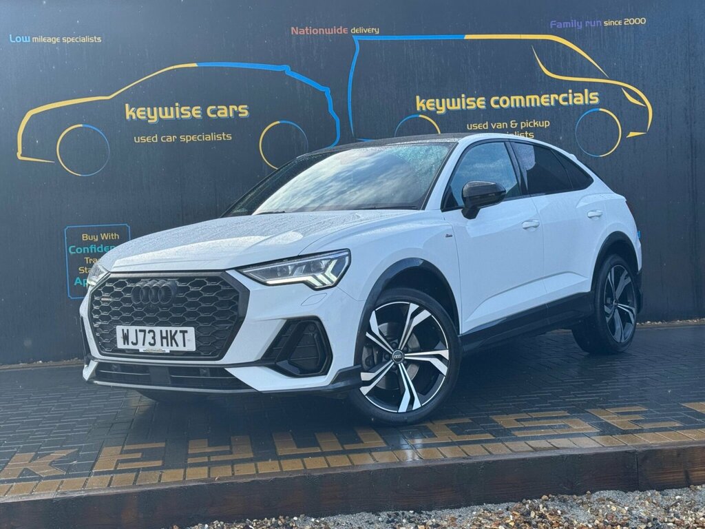 Audi Q3 2.0 Tdi 40 Black Edition Sportback S Tronic Quattr White