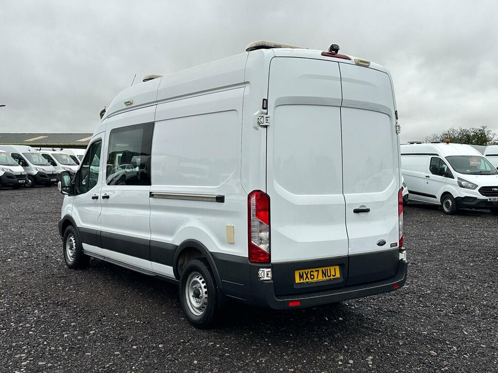 Ford Transit Custom 2.0 350 Ecoblue Crew Van Double Cab 6Dr Aut White #4