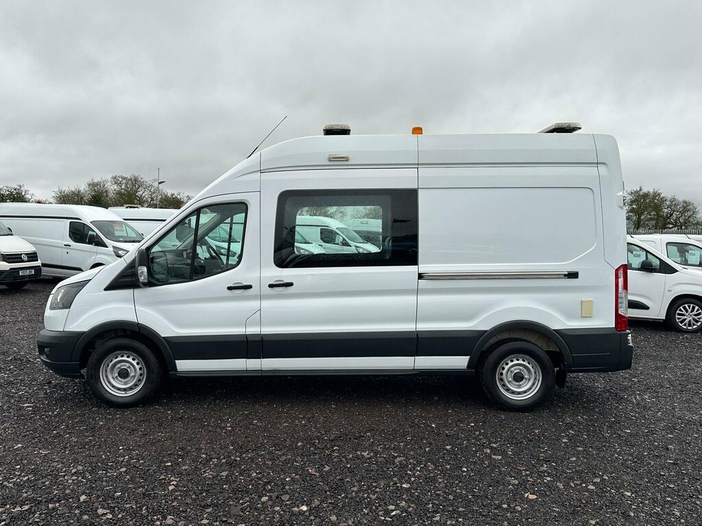 Ford Transit Custom 2.0 350 Ecoblue Crew Van Double Cab 6Dr Aut White #3