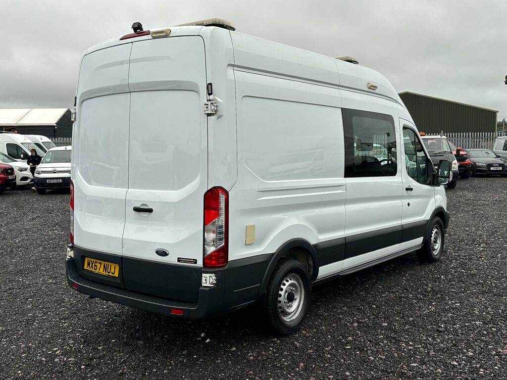Ford Transit Custom 2.0 350 Ecoblue Crew Van Double Cab 6Dr Aut White #6