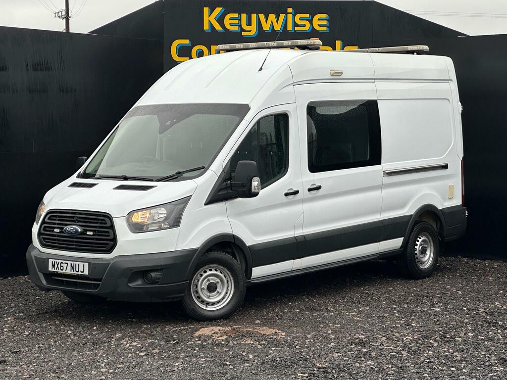 Ford Transit Custom 2.0 350 Ecoblue Crew Van Double Cab 6Dr Aut White