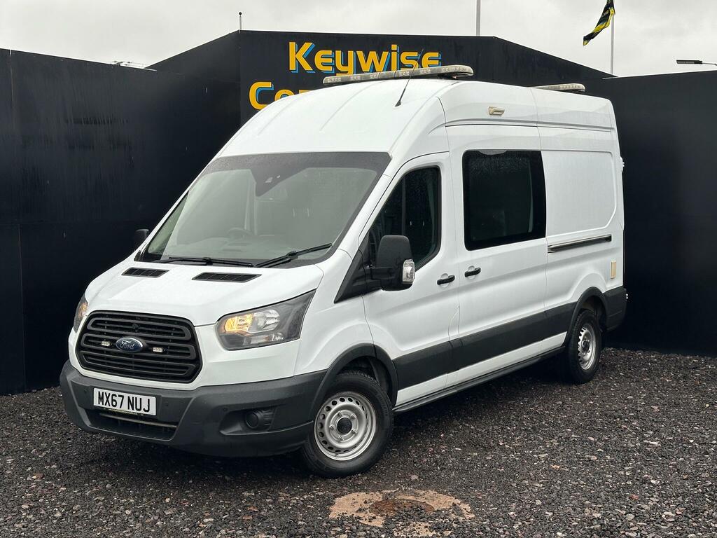 Ford Transit Custom 2.0 350 Ecoblue Crew Van Double Cab 6Dr Aut White #2