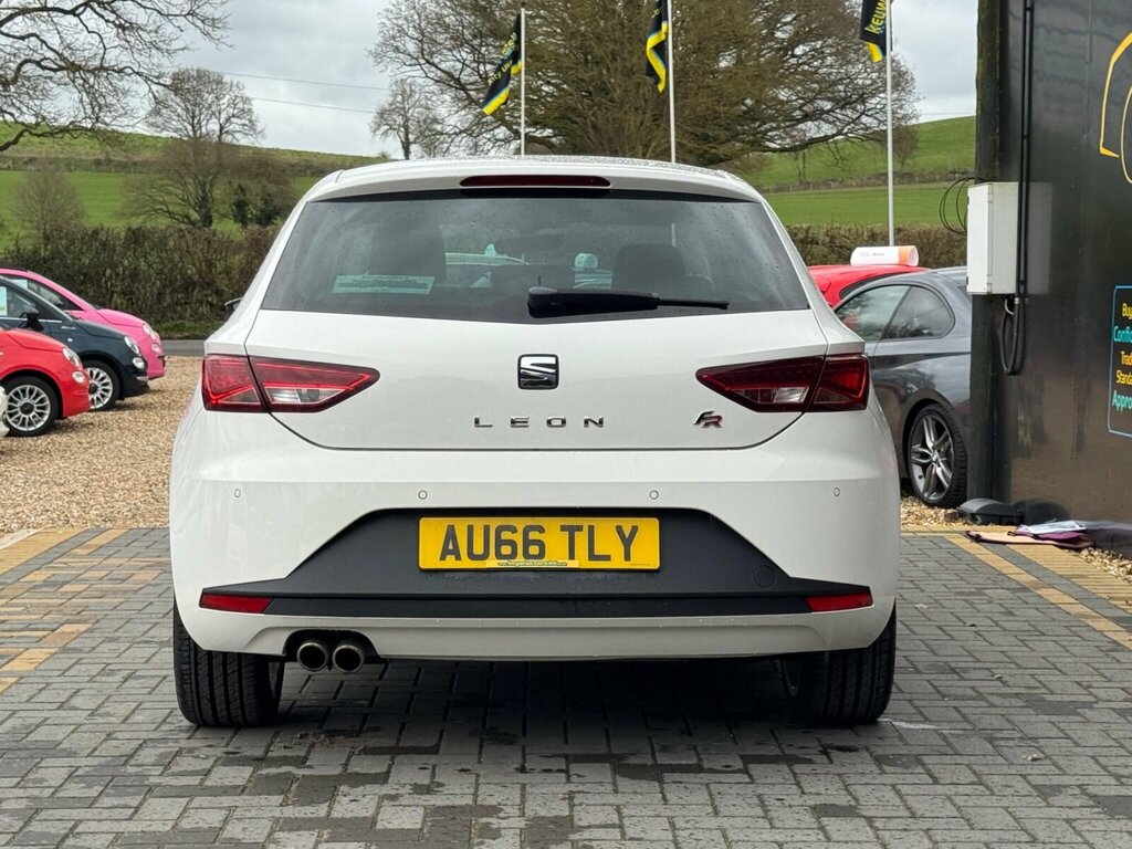 Seat Leon 2.0 Tdi Fr Dsg Euro 6 Ss AU66TLY White #4
