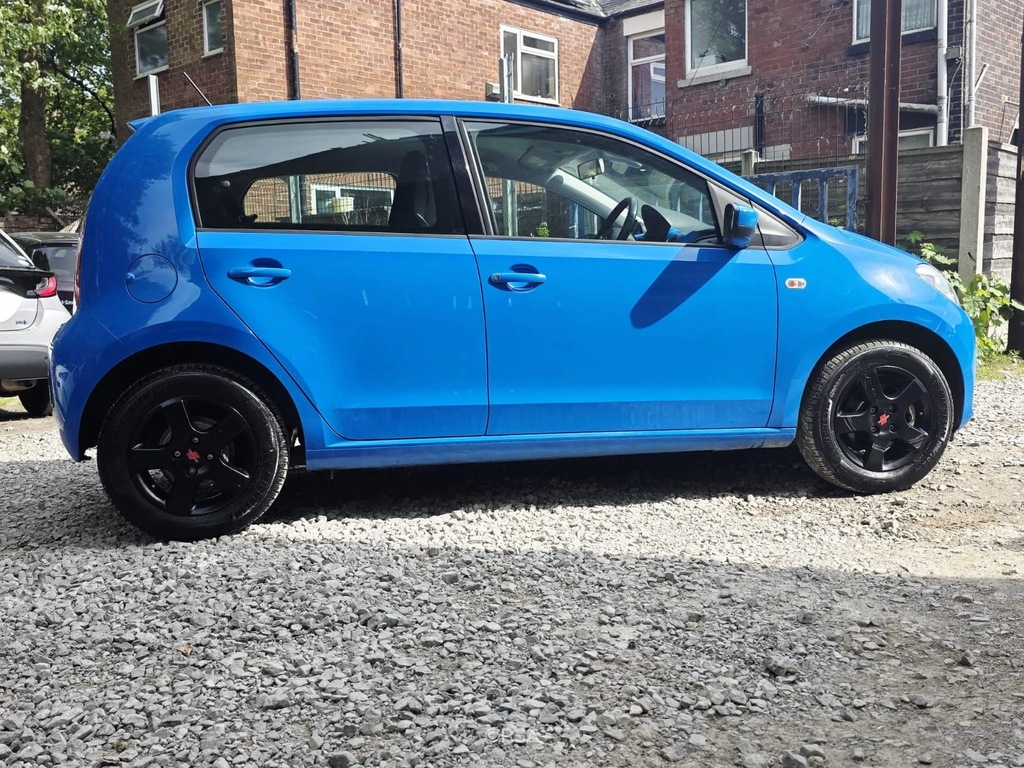 Volkswagen Up Hatchback MX14OER Blue #3