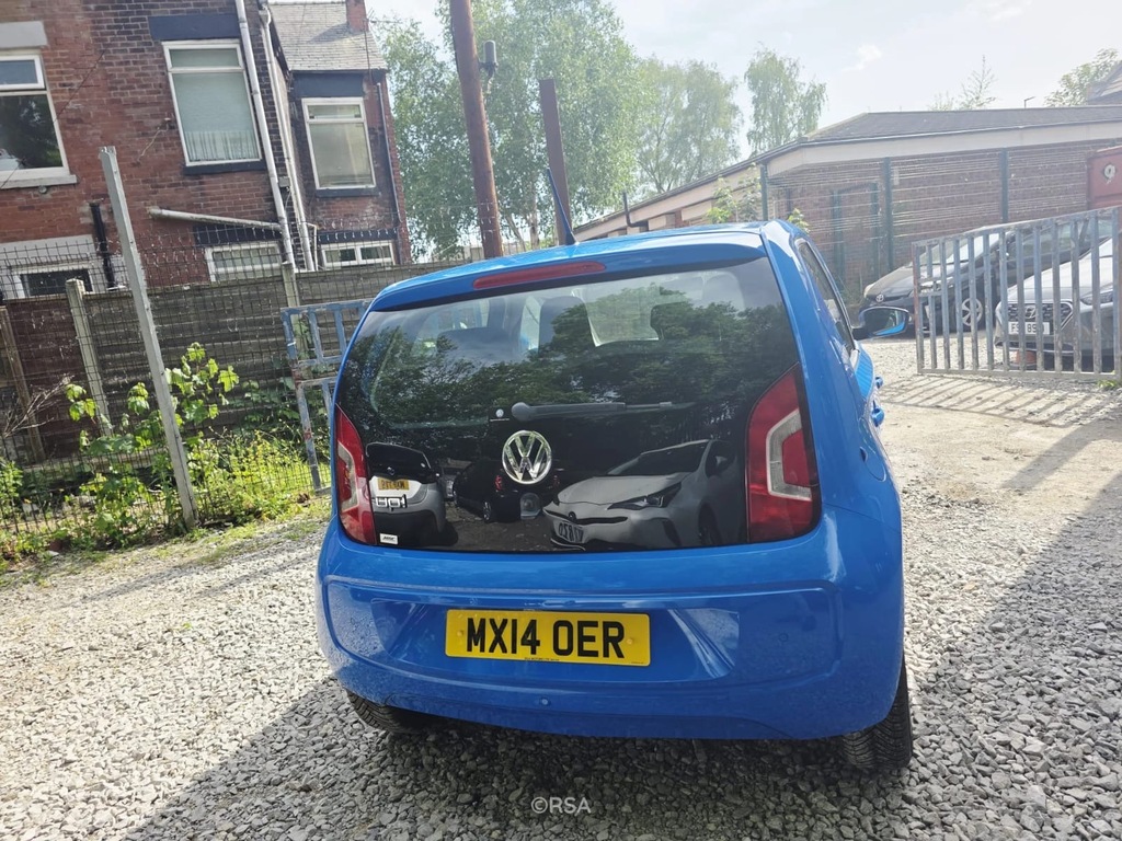 Volkswagen Up Hatchback MX14OER Blue #4