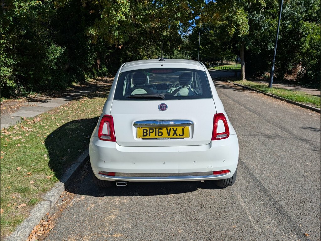 Fiat 500 0.9 Twinair Lounge Hatchback Eur BP16VXJ White #6