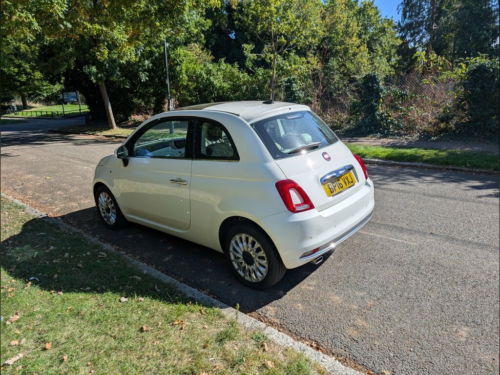 Fiat 500 0.9 Twinair Lounge Hatchback Eur BP16VXJ White #5