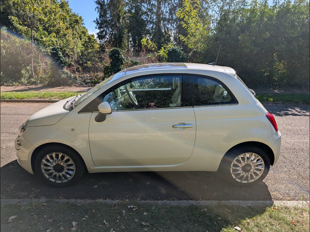 Fiat 500 0.9 Twinair Lounge Hatchback Eur BP16VXJ White #4