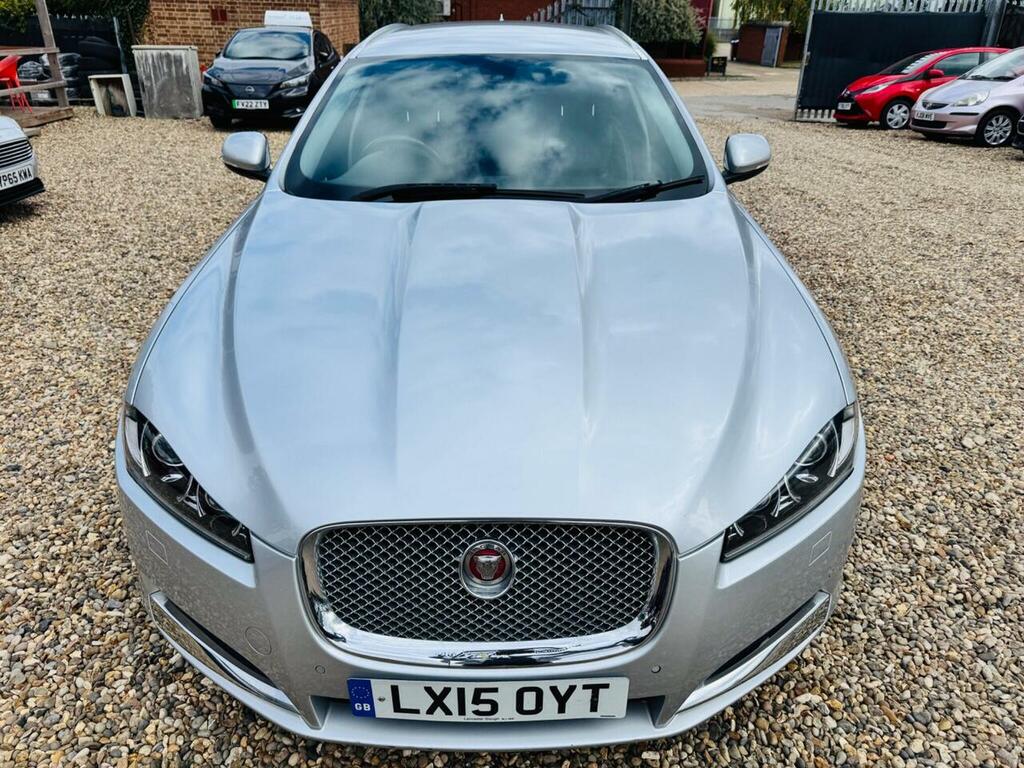 Jaguar XF 2.2D Luxury Sportbrake Euro 5 Ss LX15OYT Silver #2