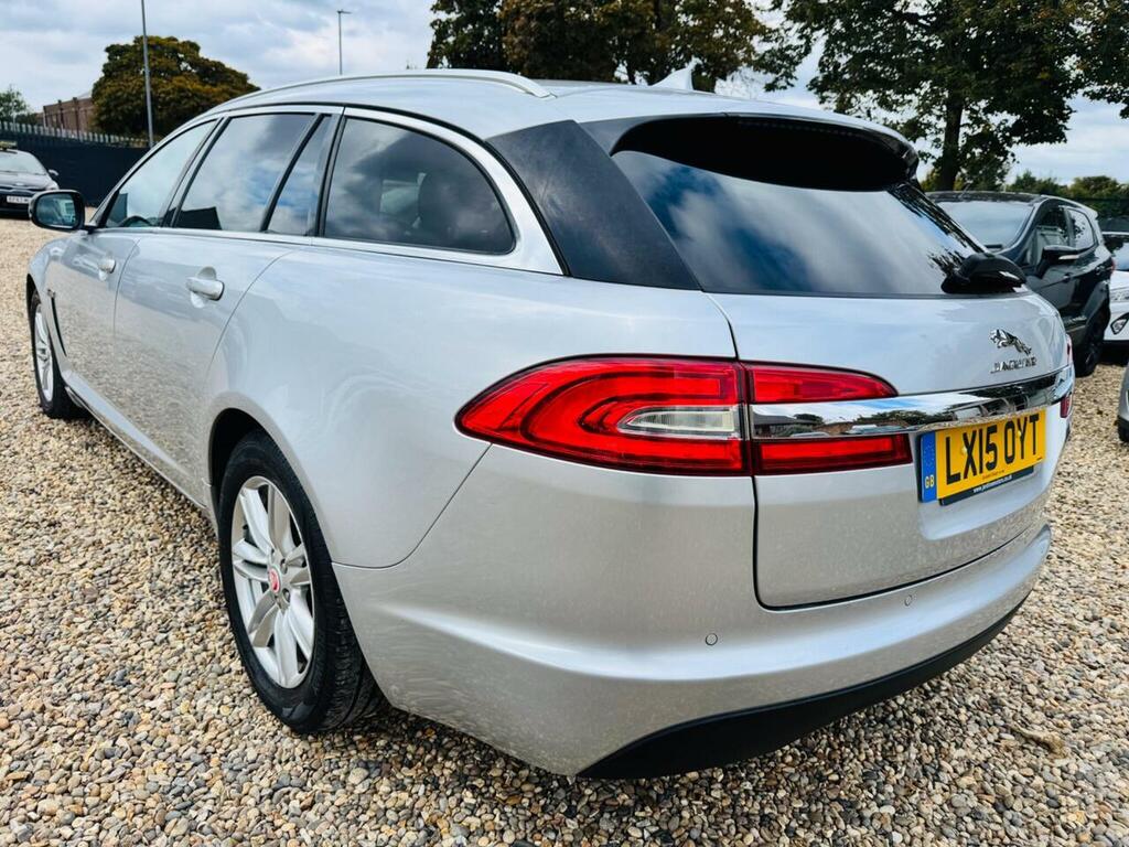 Jaguar XF 2.2D Luxury Sportbrake Euro 5 Ss LX15OYT Silver #4