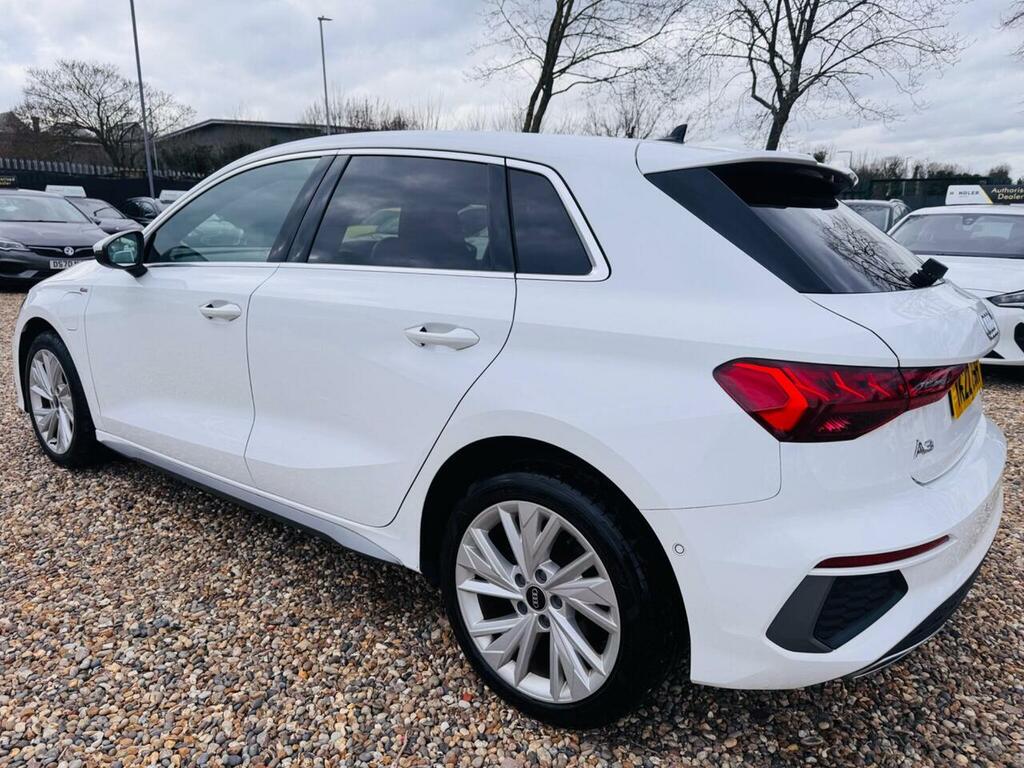 Audi A3 1.4 Tfsie 40 S Line Sportback S Tronic Euro 6 Ss YK22ZGH White #4