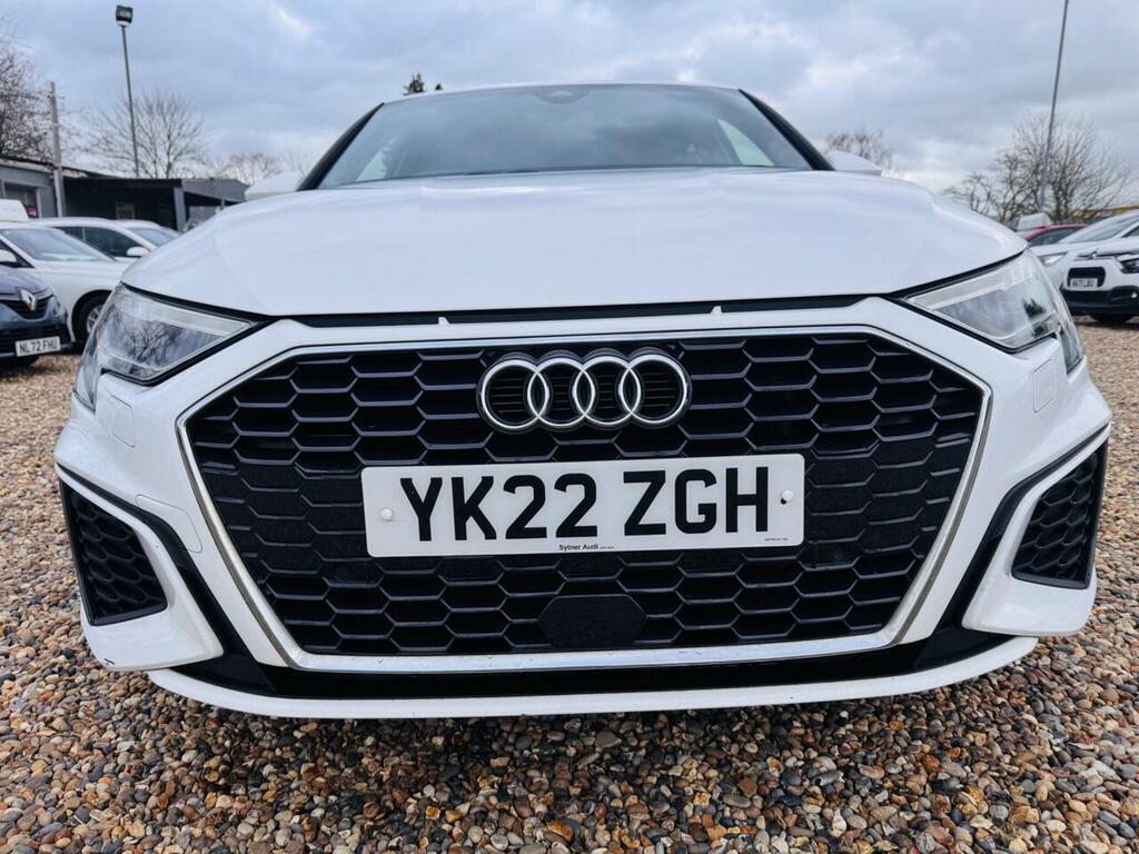 Audi A3 1.4 Tfsie 40 S Line Sportback S Tronic Euro 6 Ss YK22ZGH White #2