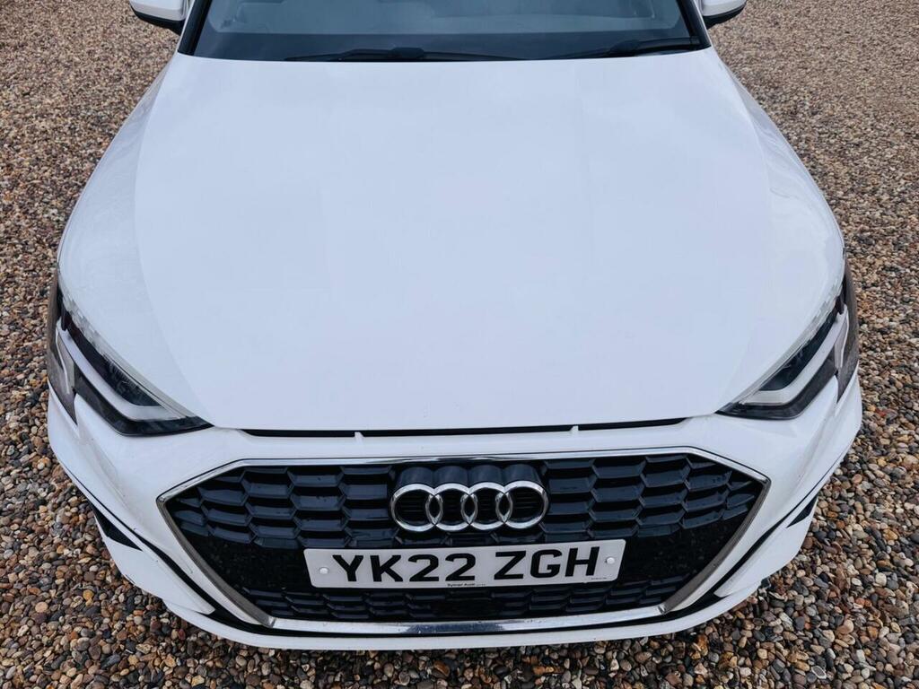 Audi A3 1.4 Tfsie 40 S Line Sportback S Tronic Euro 6 Ss YK22ZGH White #6