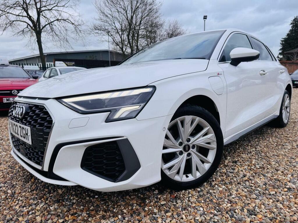 Audi A3 1.4 Tfsie 40 S Line Sportback S Tronic Euro 6 Ss YK22ZGH White #3