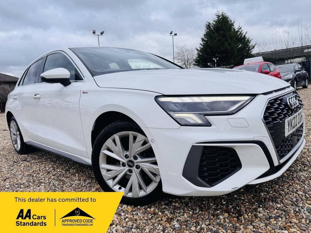 Audi A3 1.4 Tfsie 40 S Line Sportback S Tronic Euro 6 Ss White