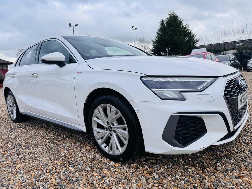 Audi A3 1.4 Tfsie 40 S Line Sportback S Tronic Euro 6 Ss YK22ZGH White #5