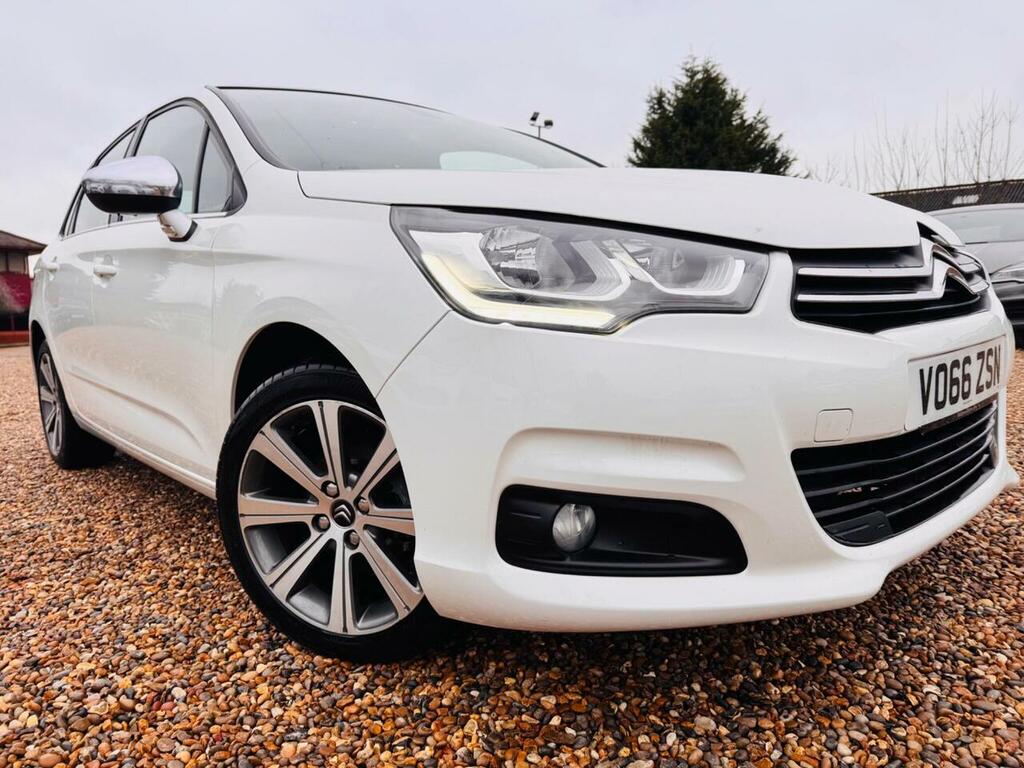 Citroen C4 1.2 Puretech Flair Eat6 Euro 6 Ss VO66ZSN White #5