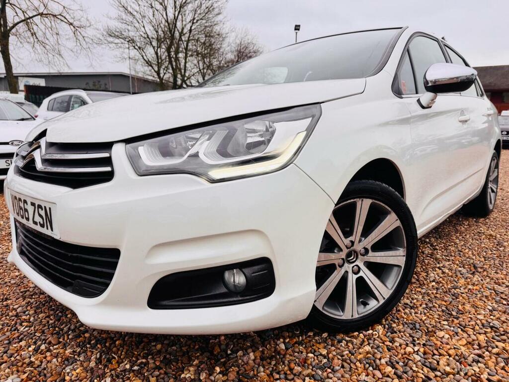 Citroen C4 1.2 Puretech Flair Eat6 Euro 6 Ss VO66ZSN White #3