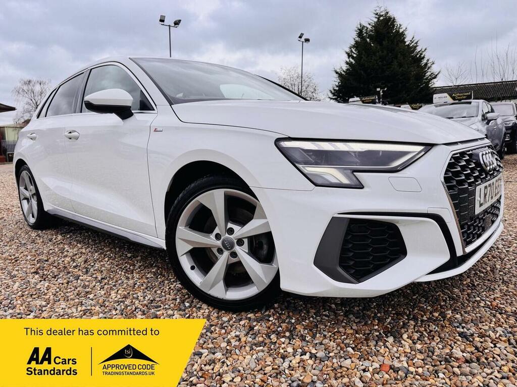 Audi A3 1.5 Tfsi 35 S Line Sportback Euro 6 Ss White