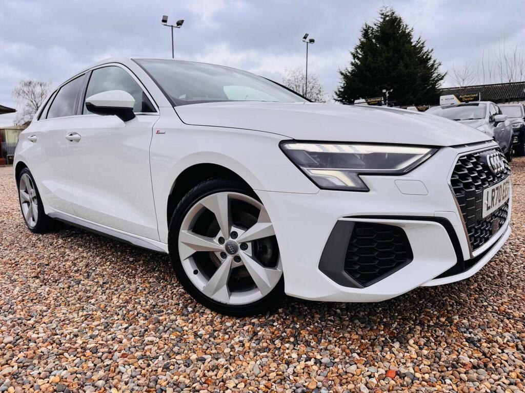 Audi A3 1.5 Tfsi 35 S Line Sportback Euro 6 Ss LR70EEV White #6