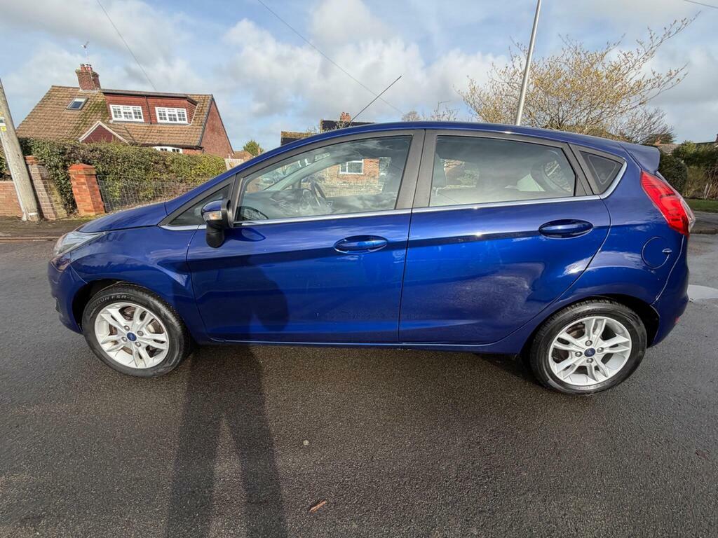 Ford Fiesta 1.5 Tdci Zetec Euro 6 RX66UEL Blue #4
