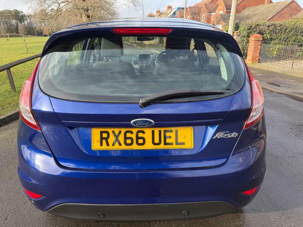 Ford Fiesta 1.5 Tdci Zetec Euro 6 RX66UEL Blue #6