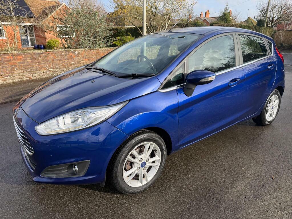 Ford Fiesta 1.5 Tdci Zetec Euro 6 RX66UEL Blue #3