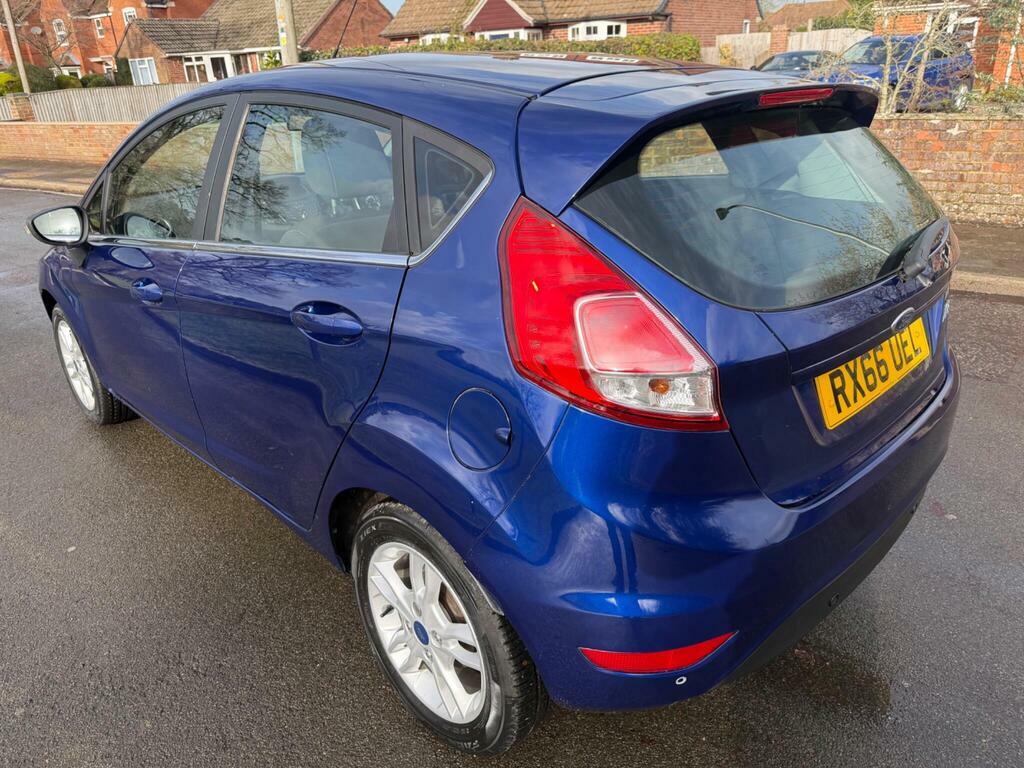 Ford Fiesta 1.5 Tdci Zetec Euro 6 RX66UEL Blue #5