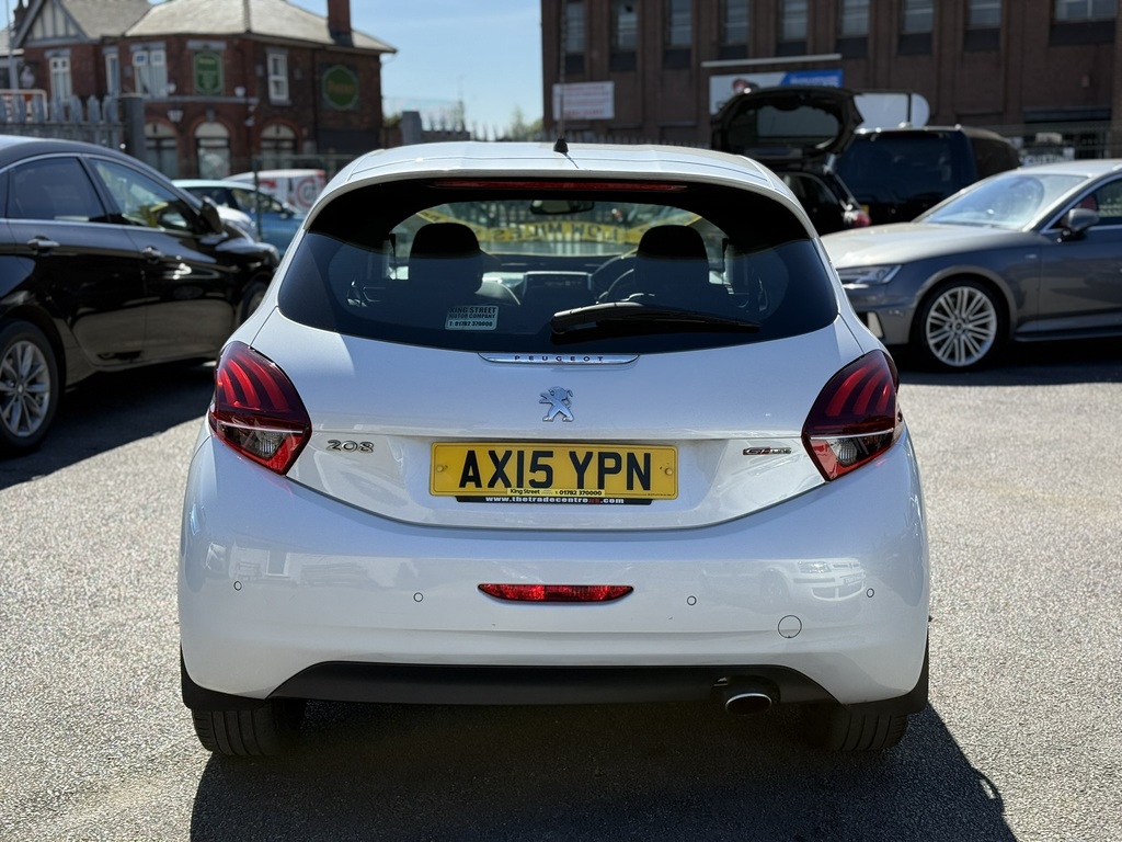Peugeot 208 Gt Line 2015 15 Reg AX15YPN White #6