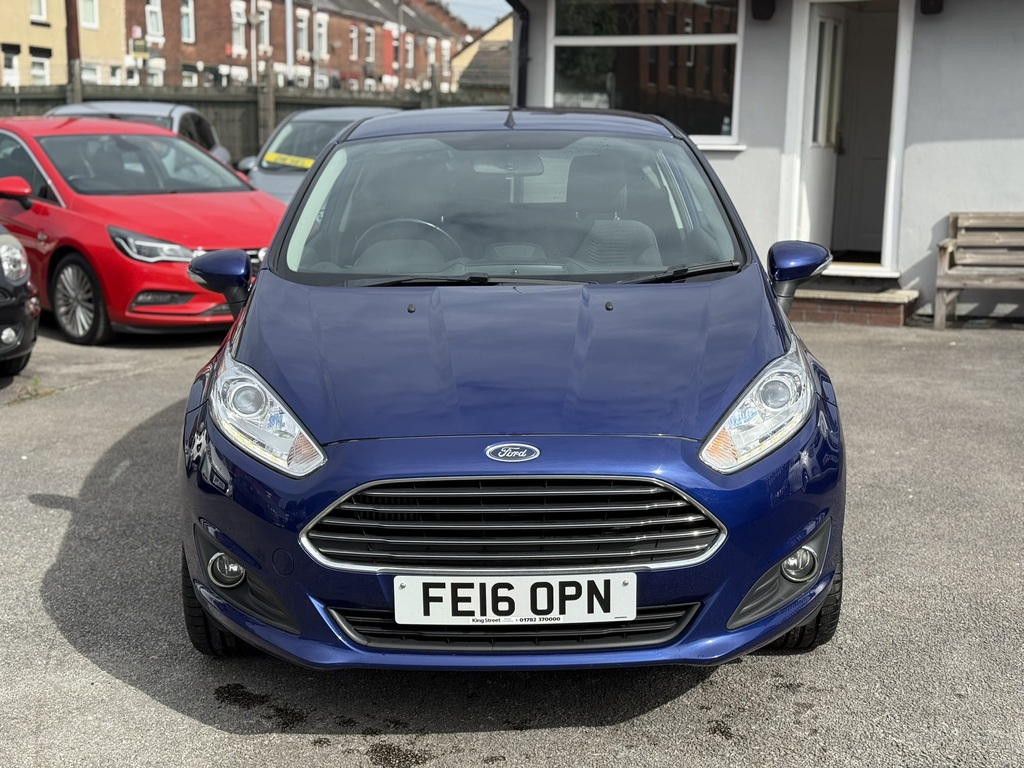 Ford Fiesta Zetec 2016 16 Reg FE16OPN Blue #2