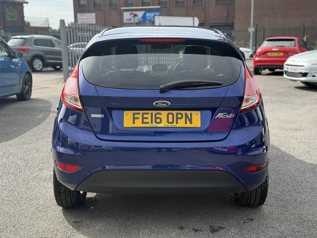 Ford Fiesta Zetec 2016 16 Reg FE16OPN Blue #6